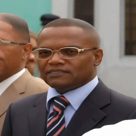 there are two men in suits and ties standing next to each other, jemal shabazz, malcolm hart, joseph moncada, pablo perdomo, george pemba, jeffery smith, salvador, heraldo ortega, mohamed chahin, senator armstrong, perez fabian, icaro carvalho, bahamas, lu...