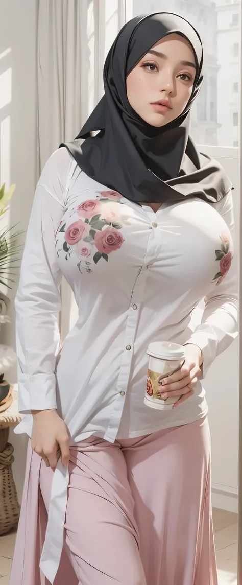 Big breast hijab