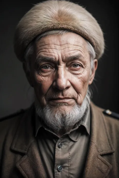 Glamor portrait shooting (from above:0.5) There are 1,800 ragged old workers in poor Latvia, ((overwhelming fatigue)), Wrinkles of age, lifelike, moody colors, Gritty, Alexey Savrasov messy style, Ivan Shishkin, Ilya Repin, Very detailed,