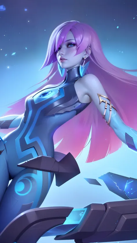 a close up of a woman with long hair and a sword, crystalline skin, irelia, irelia from league of legends, samira from league of legends, kda, extremely detailed artgerm, ig model | artgerm, style artgerm, artgerm detailed, ashe, portrait knights of zodiac...