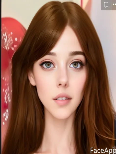 a closeup of a woman with long brown hair and a pink dress, hermoso rostro realista, hermoso rostro realista, hyperhermoso rostro realista, cara muy realista, cara hermosa y realista, cara realista, unique and realistic face, cara muy realista, cara perfec...