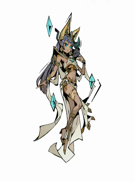 image of a woman holding a sword in arafad, zodiac knight girl, senna in league of legends, portrait zodiac knight girl, storm e...