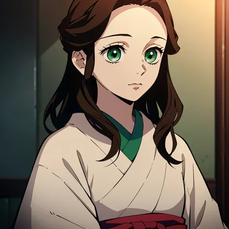 (best quality,highres:1.2),ultra-detailed,photo-realistic:1.37,kimetsu no yaiba style,(female:1.1),(beautiful:1.1) lady 19 years...