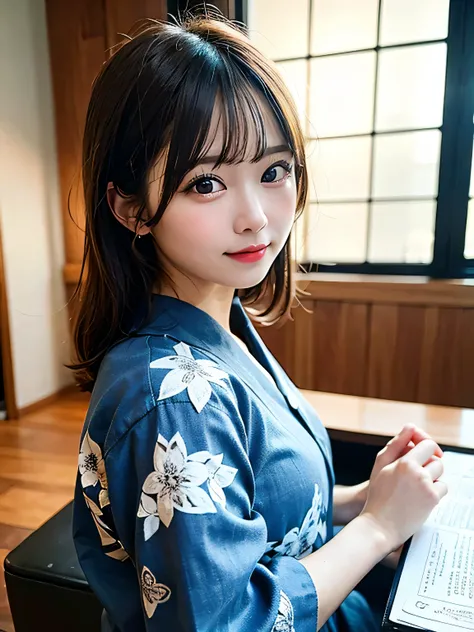 (8k, RAW photo:1.2)detailed face and eyes,最high quality, ultra high resolution, very detailed ,intricate details ,table top ,pretty girl , soft light like a movie, hyper detail,sharp focus, high quality,yukata,  dripping from,