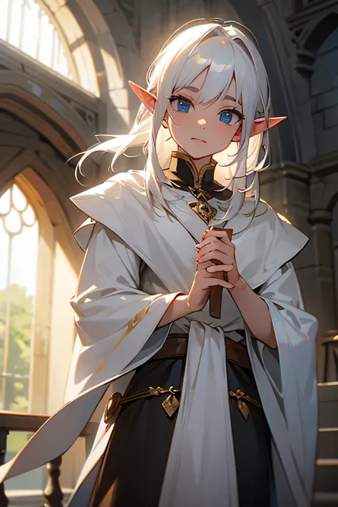 white haired elf