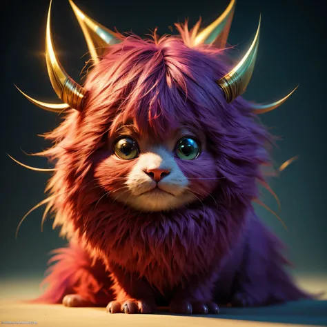 Generate a high-quality 3D image of cute monsters using advanced rendering and modeling techniques. Use the following software for creation: 3DS Max, SketchUp, SolidWorks, AutoCAD, Blender, Vectary, MeshMixer, and Unreal Engine 5. Apply photon mapping, rad...