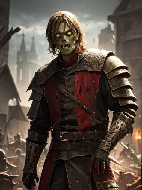 A friendly male zombie from medieval times