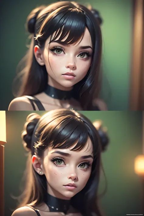 generate a high-quality 3d image of a beautiful girl using advanced rendering and modeling techniques. use the following softwar...