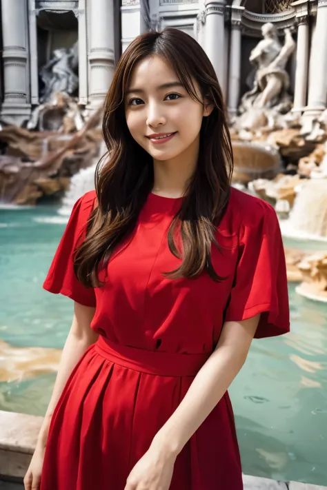 1 girl, (wearing a red spring outfit:1.2), beautiful japanese actress,
very pretty face, amazing beauty, nogizaka idol photo col...