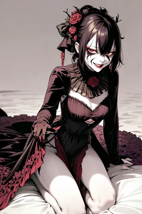 In the captivating world crafted by Tsutomu Nihei, and beautifully illustrated in the style of Nicola Samori, we encounter an extraordinary character: The Joker Fusion Cinderella. This award-winning portrait presents a mesmerizing blend of darkness and ele...