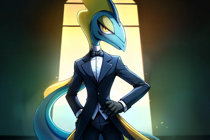 k hd , k hd ,mlp fanart, high-quality fanart , solo, 1boys, furry , furry male , adult , a gentleman's move , wear suit , full-l...