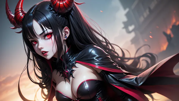 anime horror devil queen female