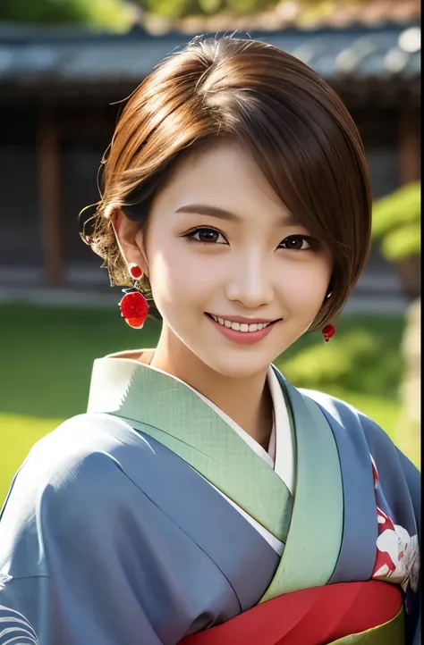 ((masterpiece)), ((highest quality)), (super detailed), ((beautiful)), cute, (Lovely), ((very detailed)), 4k, (8k), highest quality, (beautiful), figure, face zoom,front、looking at the camera、Japanese temple, green grassland, evening, autumn, beautifulな女性,...