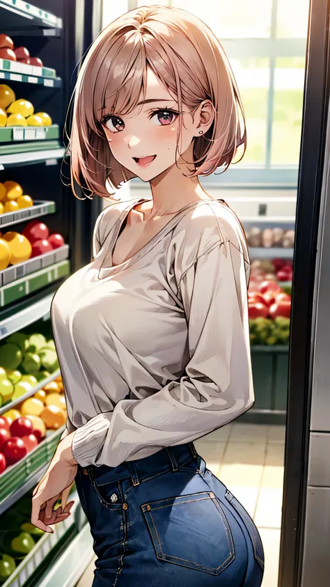 (masterpiece:1.3, top-quality), ultra high res, ultra detailed, (realistic, photorealistic:1.4), beautiful illustration, perfect lighting, colorful, depth of fields, 
looking at viewer, 1 girl, solo, college school girl, (large breasts:0.8, large ass, sedu...