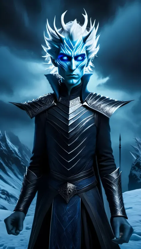 The appearance of the Night King is very unique。His face is like a withered bone，Gives people a dead and cold feeling。His figure is like a long sword，Tall and straight，Revealing a kind of majesty and strength。His skin is whiter than milk，In stark contrast ...