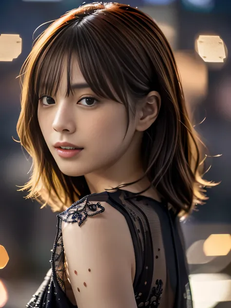 High resolution, RAW photo, realistic, very delicate and beautiful, very detailed, finely, very detailed CG Unity 8K 壁紙, super detailed, (highest quality, 8k, 32K, masterpiece, Hmm:1.2), Photos of beautiful Japanese models in their 20s, short hair, redhead...