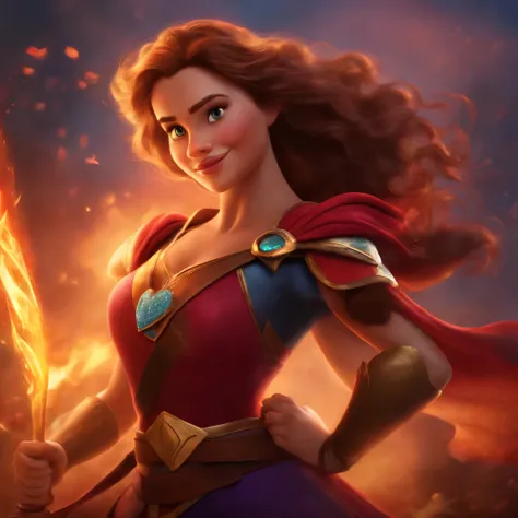 Heroine of the Disney Pixar Warrior Heart