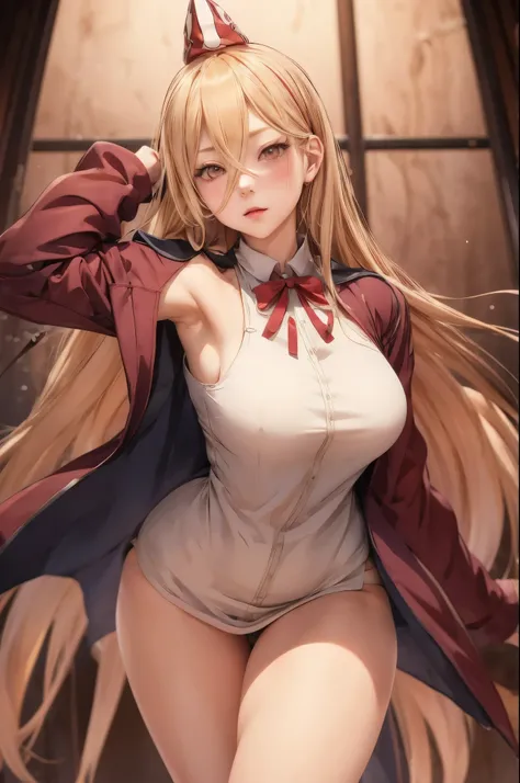 anime girl with long blonde hair and a red hat, seductive anime girl, small curvy , blonde anime girl with long hair, marin kitagawa fanart, splash art anime , kantai collection style, ecchi anime style,  in dress, from girls frontline, attractive anime gi...