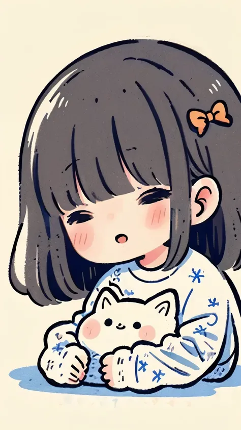 ((masterpiece, highest quality, High resolution, 8k, super detailed illustrations,anime)), Complex, elegant, very detailed,dynamic lighting,(blurred background:1),(long hair:1.2),(whole body),
one japanese girl, (cute), ((slim face)), 30 generations, (cute...