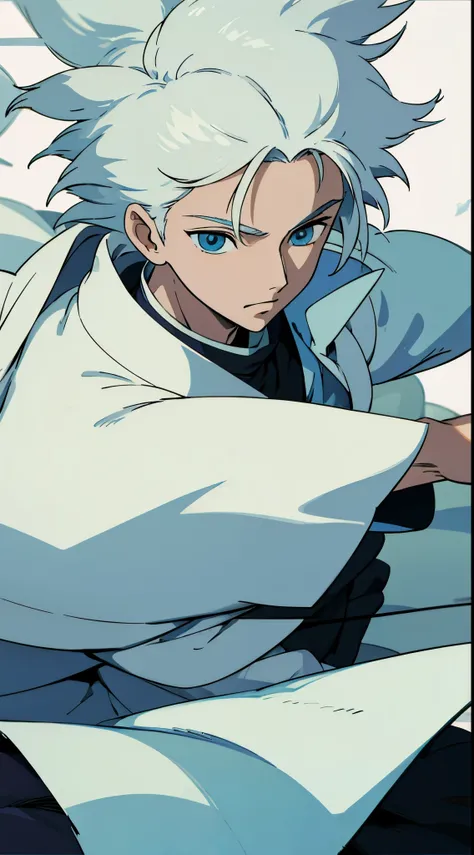 Hitsugaya, male focus, detaild eyes. 