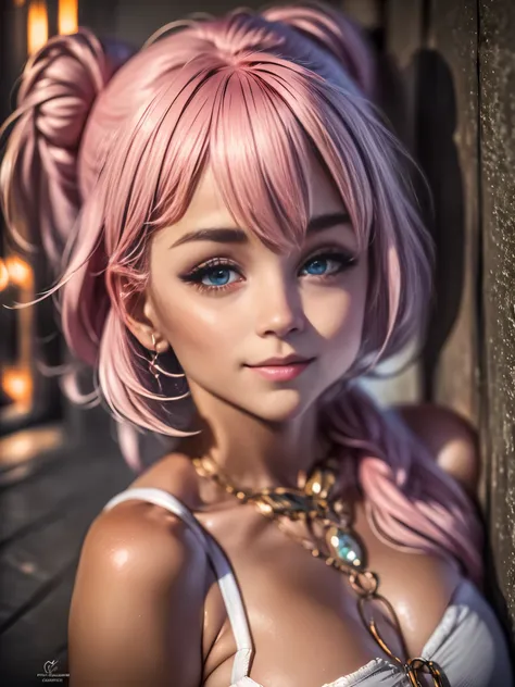 1girl, solo, looking at viewer, smile, makeup, sun, mid day, (realistic:1.2), (realism), (masterpiece:1.2), (best quality), (ultra detailed), (8k, 4k, intricate),(selfie:1), (32mm),light particles, lighting, (highly detailed:1.2),(detailed face:1.2), (grad...