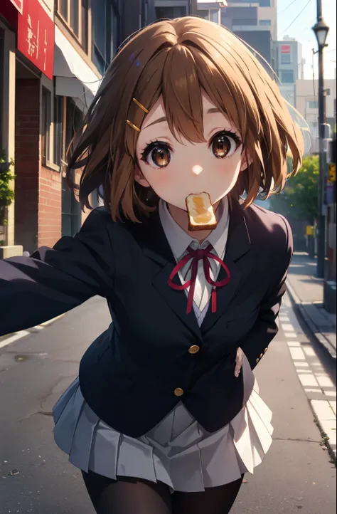 yuihirasawa, yui hirasawa, short hair, brown hair, hair ornaments, (brown eyes:1.5), hair clip,
break sakuragaoka high school un...