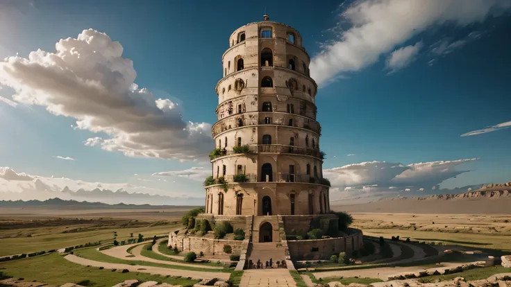 ancient biblical babel tower