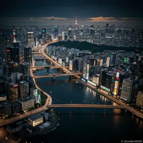 Tokyo , place in the world , 4k , realistic , sharp detail , good lighting , stunning , 