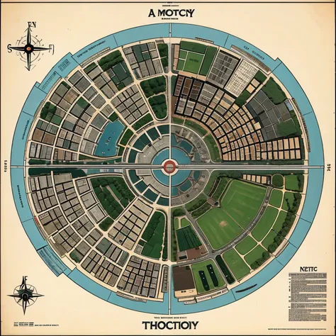 A map for a toon city