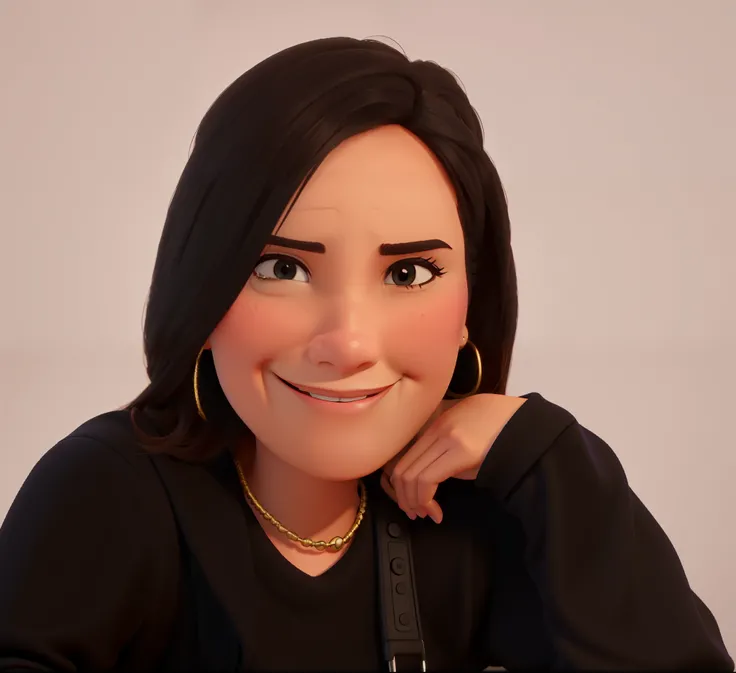 mujer estilo diney pixar en alta calidad, full hd