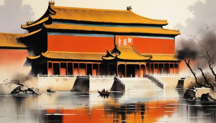 works by wu guanzhong, (architecture of the forbidden city), wu guanzhong's style is an artistic style that combines traditional...