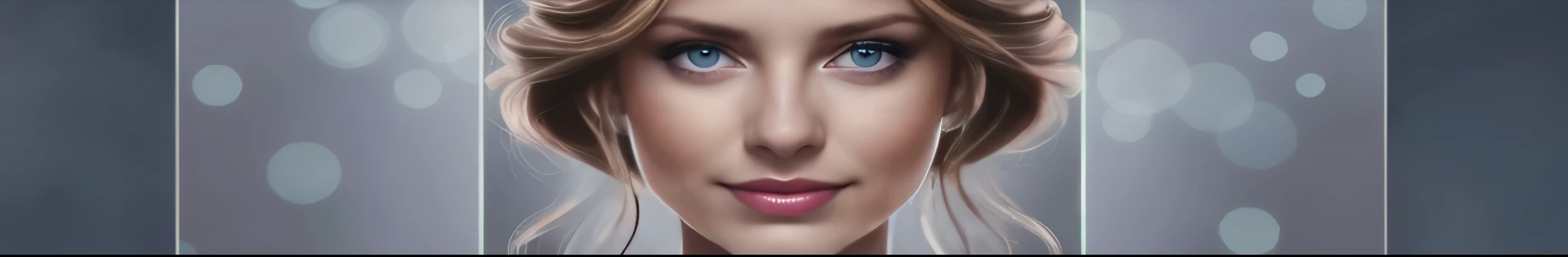 a close up of a woman with a very big blue eyes, photorealistic beautiful face, hyperrealistic beautiful face, realistic beautiful face, ultra realistic digital painting, close-up perfect face, realistic perfect face, photorealistic digital painting, beaut...