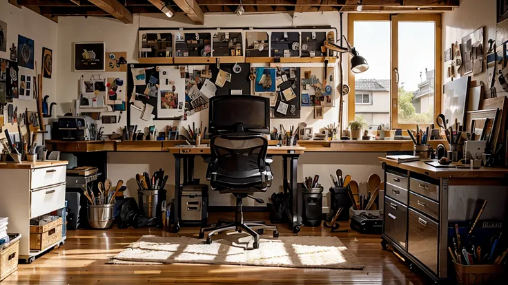 insane artist workspace