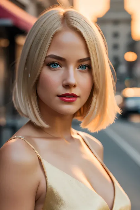 a high definition studio photography, high fidelity closeup portrait of a young ❣️ pale female ((averts her gaze)) blonde, clear...