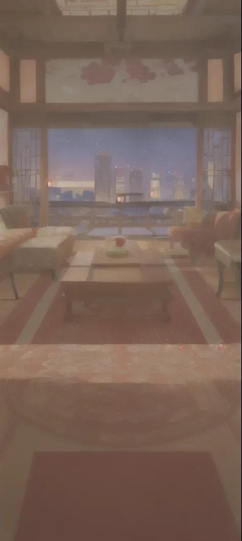 have a room，red carpet，There is a big window, interior background art, Detailed Landscape—Width 672, cozy cafe background, personal room background, anime background art, background art, Random background scene, Anime Landscape Concept Art, ballroom backgr...