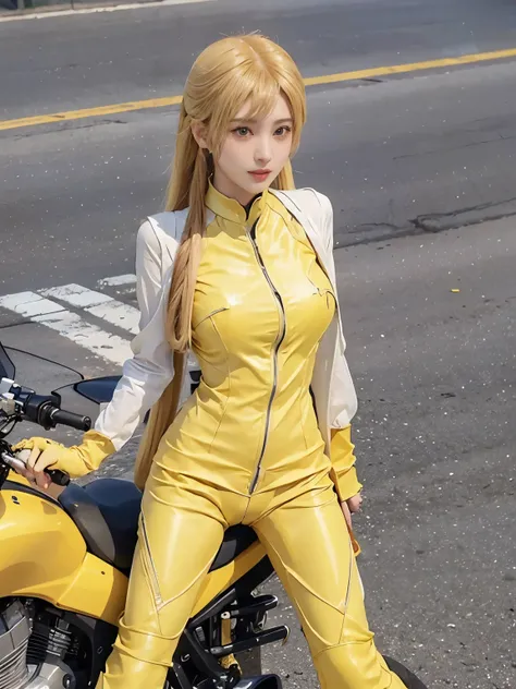  (realistic:1.5), 8k, Super delicate beauty, 1 girl, intricate motorcycle details, (short: 1.3), (highest quality: 1.0), (Super high sharpness: 1.0),（Beautiful and delicate depiction of eyes）,unreal engine:1.4, photorealistic:1.4, skin texture:1.4, masterp...