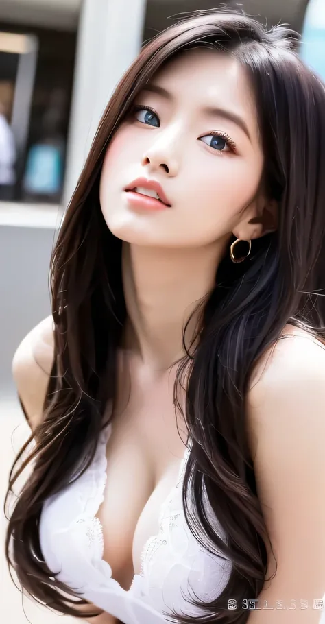 Complete quality。８K image。Super high quality。(((That person美しい女性。：3.8)))２６age。That person腕を組み、Lean your body slightly and look upwards.、Open your mouth a little and stick out your tongue a little、I lower my eyes and cry。That person(((big chest：3.8)))。(((st...