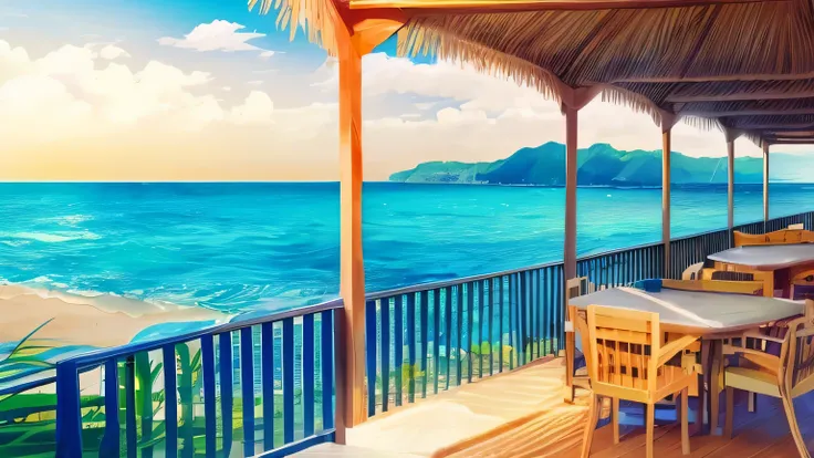 background only、sea and beach