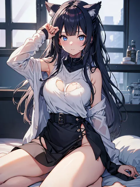 ((masterpiece))、((highest quality))、((super resolution))、(very beautiful and detailed)、official art、Virtual YouTuber、8K、very CG、game CG、icon、wallpaper、sharp focus、Written in depth、Very simple background、Smooth anime CG art、azur lane style、girls front line ...