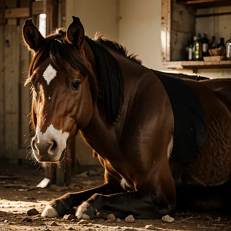 Feral horny horse