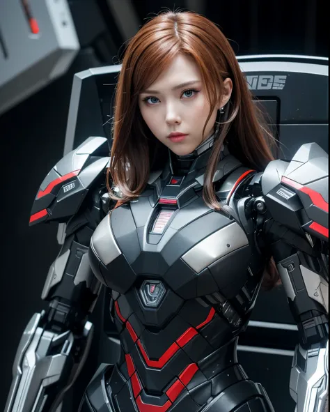  Super detailed, advanced details, high quality, 最high quality, High resolution, 1080p, hard disk, beautiful,(war machine),(black widow),beautifulサイボーグ女性,Mecha cyborg girl,battle mode,Mecha body girl,She is wearing a futuristic war machine weapon mecha,