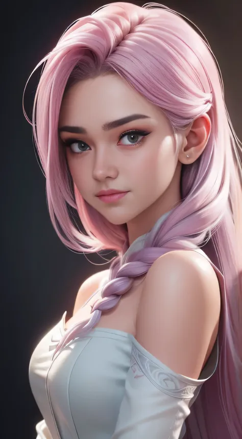 elsa frozen rose quartz s.u fusion. highly detailed cg unity 8k wallpaper, style shot, complex, high detail, dramatic, highest q...