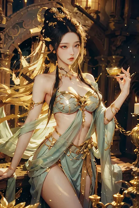 In the enchanting world of the Legend of Sword and Fairy, a seductive and sexy figure emerges, unclad and uninhibited. With every curve and line beautifully depicted in ultra-high definition and hyper-realistic detail, your eyes are drawn to her alluring f...