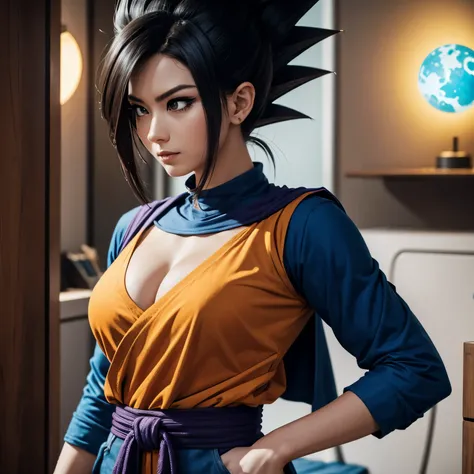 A dragon ball human woman