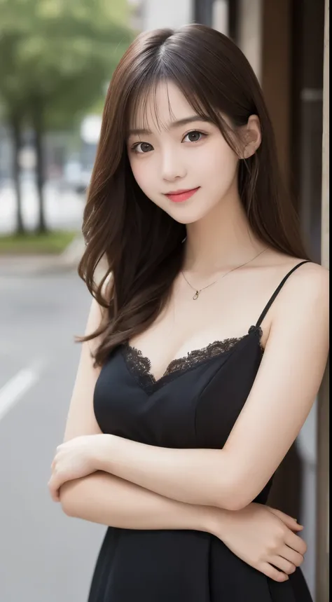 table top, highest quality, figure, super detailed, finely, High resolution, 8k wallpaper, 完璧なダイナミックな構figure, detailed and beautiful eyes, ladies fashion summer,medium hair,small breasts natural color lip,smile,Harajuku、20 year old girl、cute、sexy shot look...