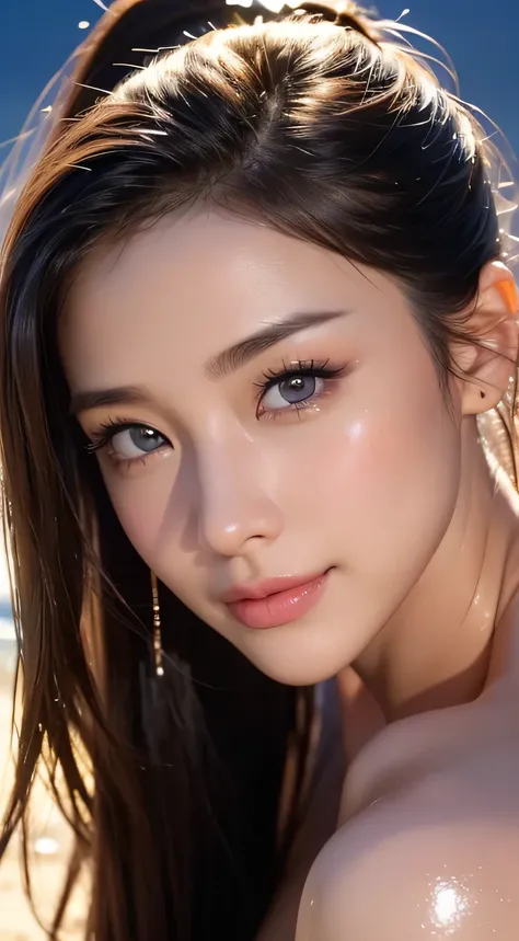 Beautiful woman，body portrait、8k，thin and beautiful eyes，Dindal effect、masterpiece, 最high quality, high quality, High resolution、very detailed写真、(natural skin texture、fine skin、hyper realism、Super sharpness)、high detail skin、(very detailed、fine skinの質感、int...