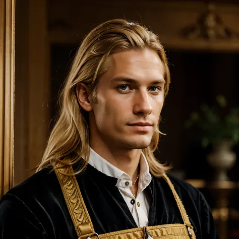 dutch man nobility with blond hair 
