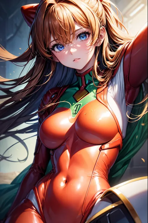 (highest quality, high resolution:1.2), 1 girl, detailed and beautiful eyes,eva asuka、soryu asuka langley、dense and beautiful li...