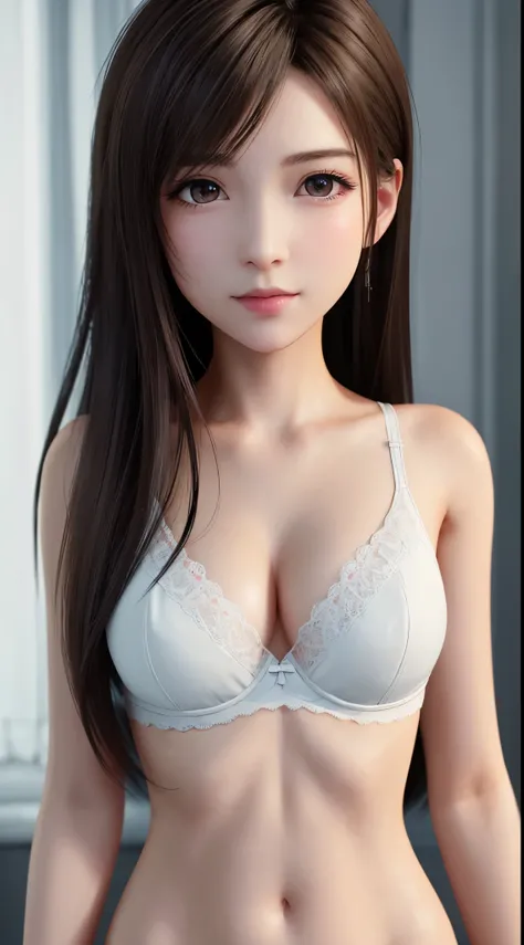 8K,top-quality,Real Image,intricate detailes,超A high resolution,Depth Field,masuter piece,natural soft light,profetional lighting,1 girl in,(cute little:1.2),Very beautiful 17 year old cartoon girl, photorealistic anime girl render, realistic anime 3 d sty...