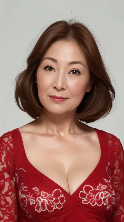 (close up of face), ((Super high quality)):1.5, ((alone)):1.5((remove background)), ((Super beautiful)), ((mature woman)):1.3, ((Focused)), (in the spotlight), (((後期senior citizen))):1.3, adult videos, obscene, Vulgarity, describe the lips correctly, red l...